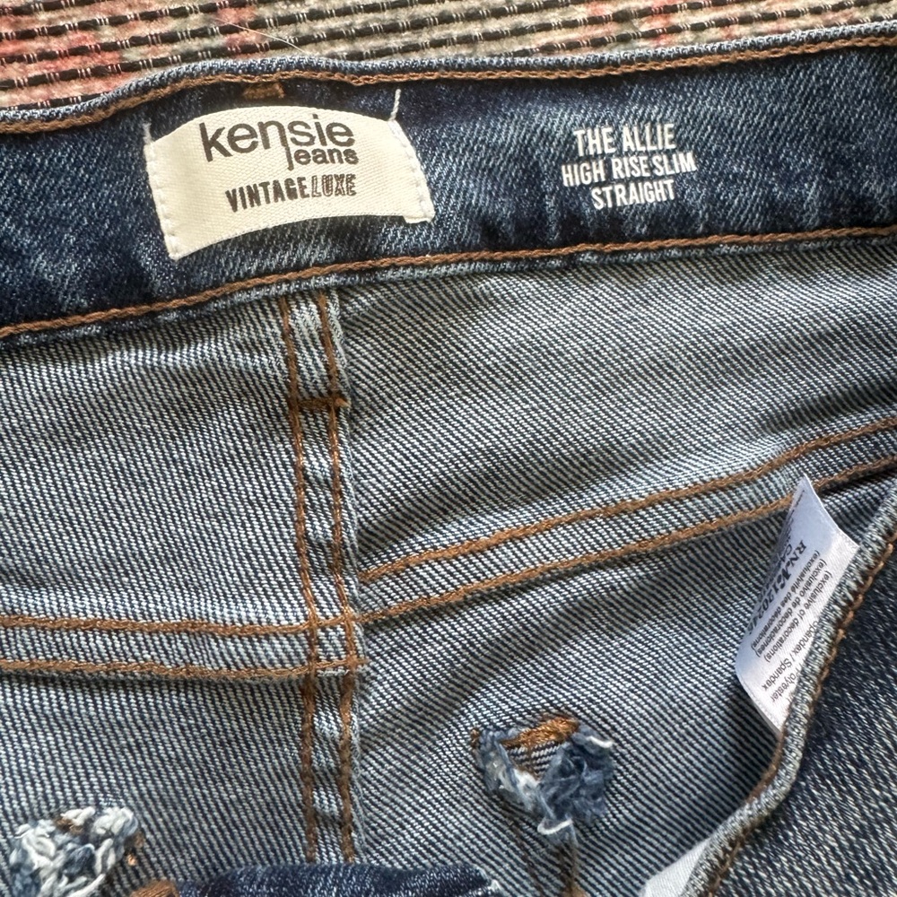 Kensie jeans vintage luxe - the Allie high rise slim straight